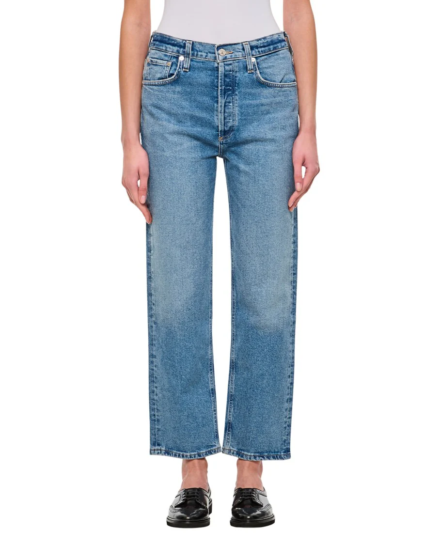 Light Blue Stright Leg Delfina Jeans
