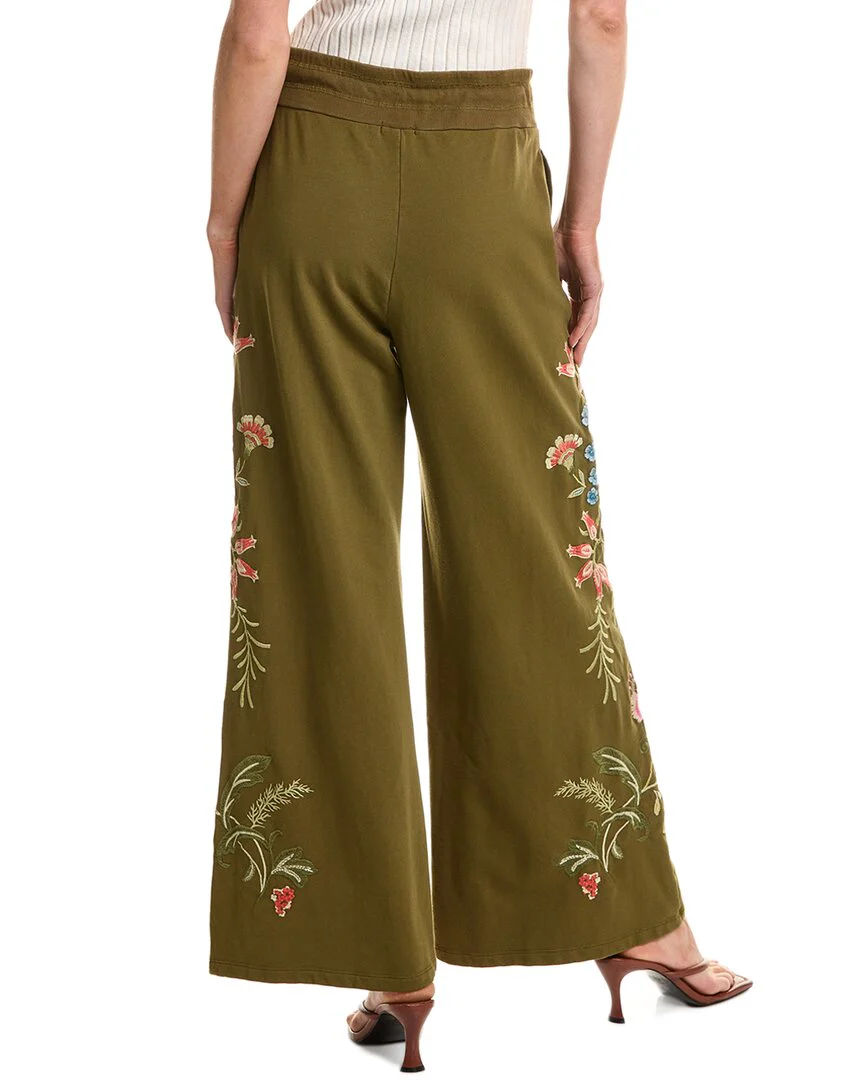 Johnny Was French Terry Seamed Pant