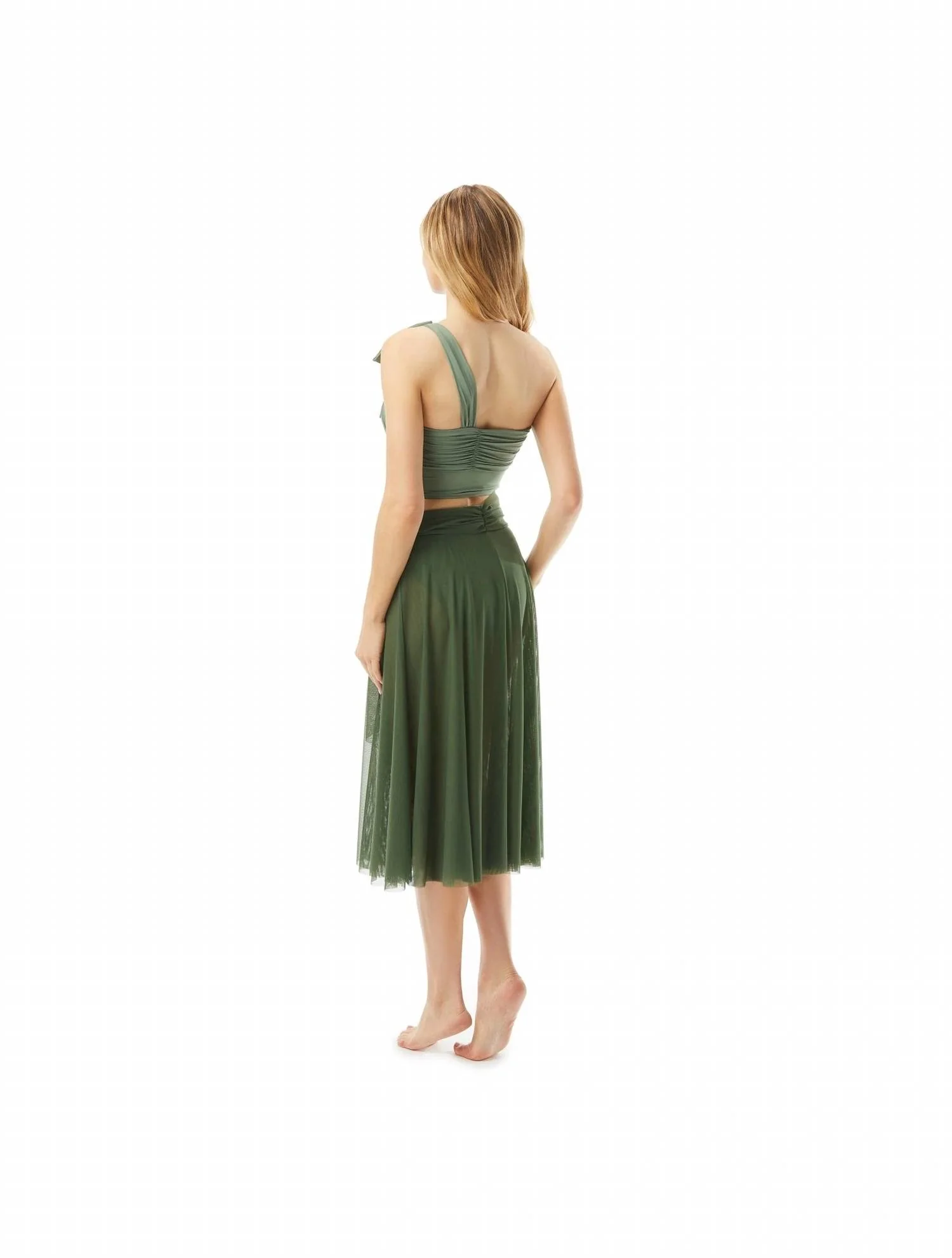 Bowline Mesh Swing Skirt In Sage