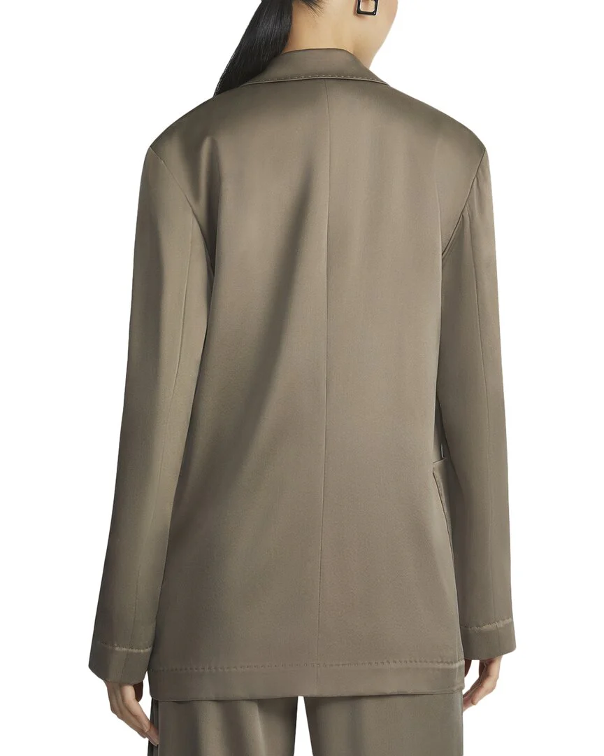 Lafayette 148 New York Plus Silk Blazer