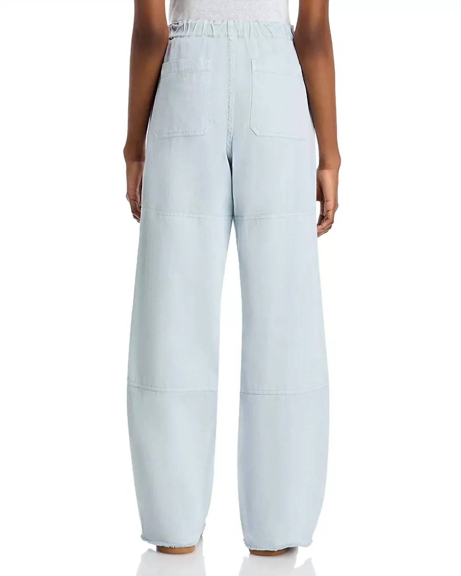 Beach Wide Leg Pants In Light Blue