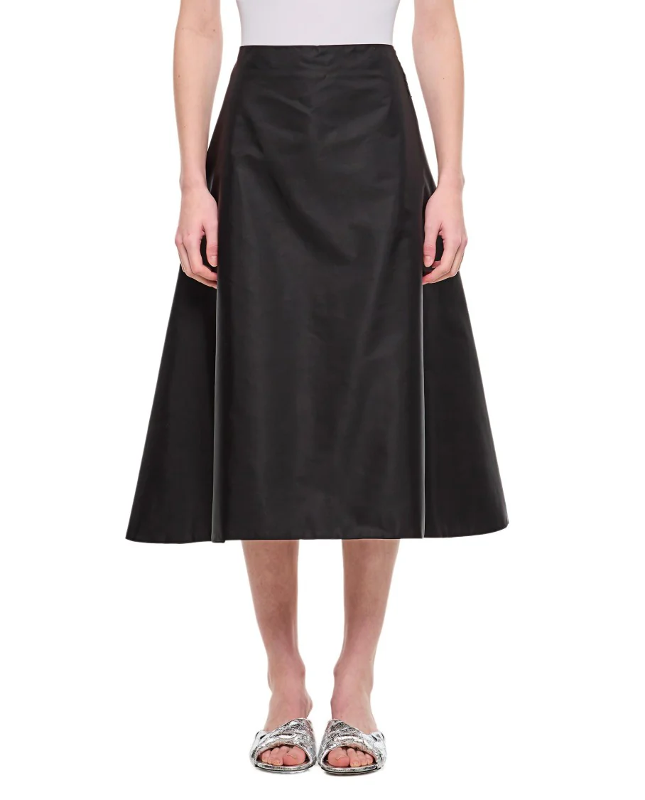 A-Line Midi Skirt