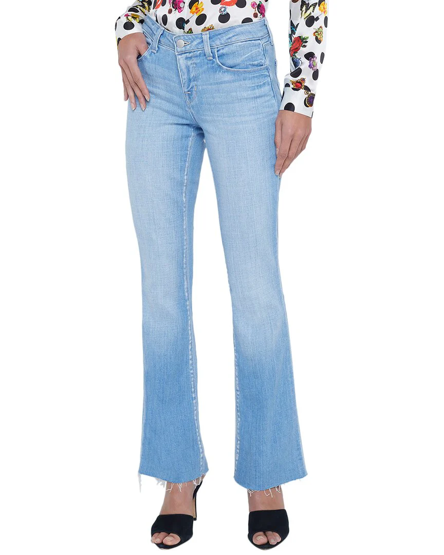 L’AGENCE Sneeki Low-Rise Bayview Sneaker Straight Jean