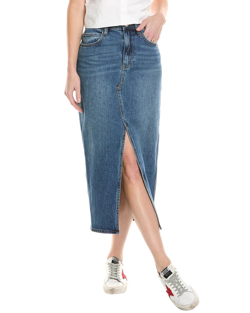 HUDSON Jeans Reconstructed Midi Skirt