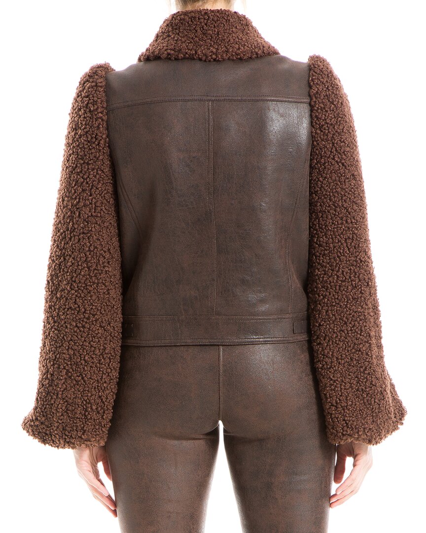 Max Studio Leatherette Jacket