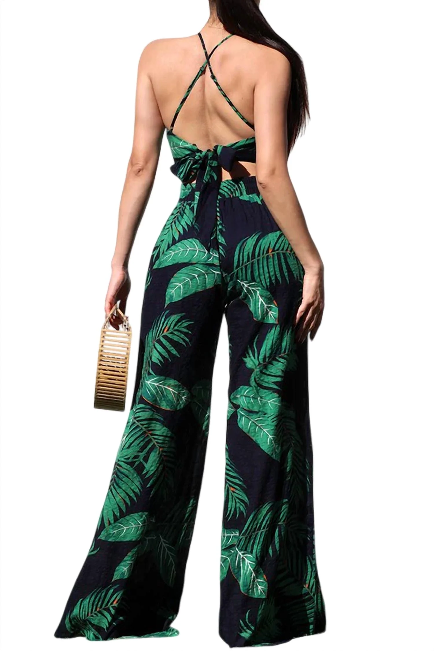 Vacation Ready Pant Set In Green
