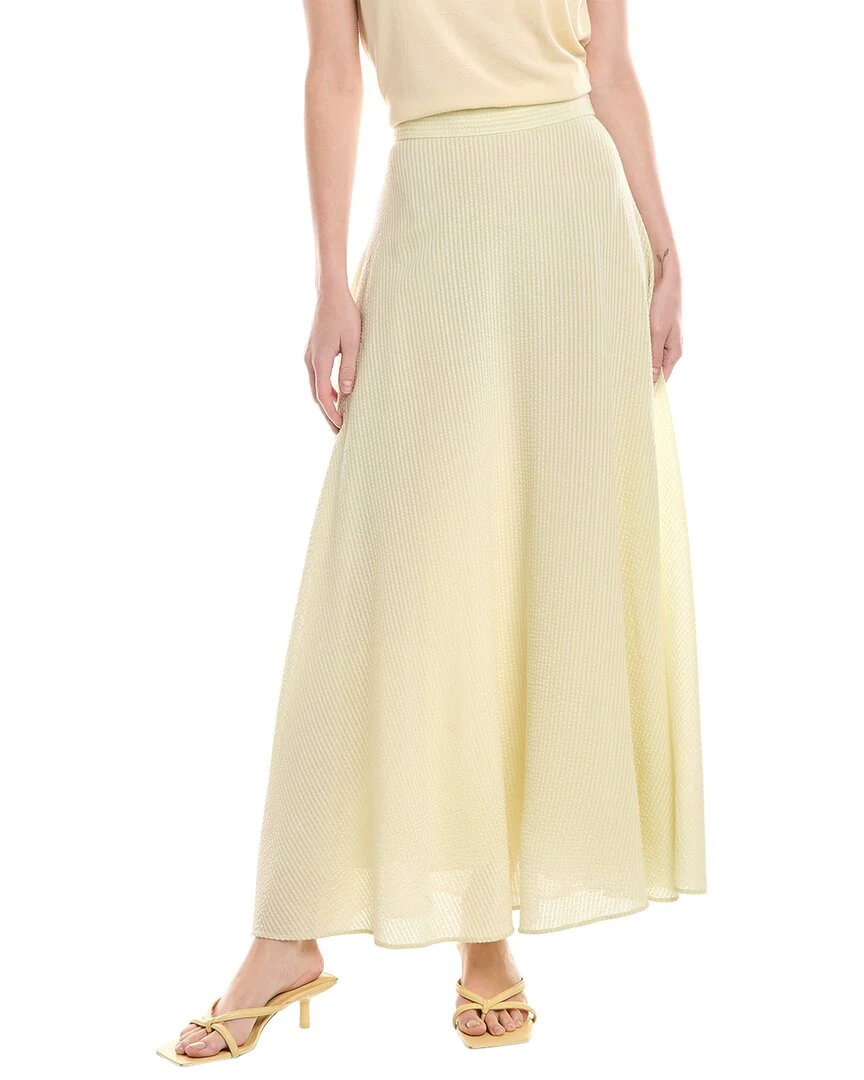 Akris Wool & Silk-Blend Maxi Skirt