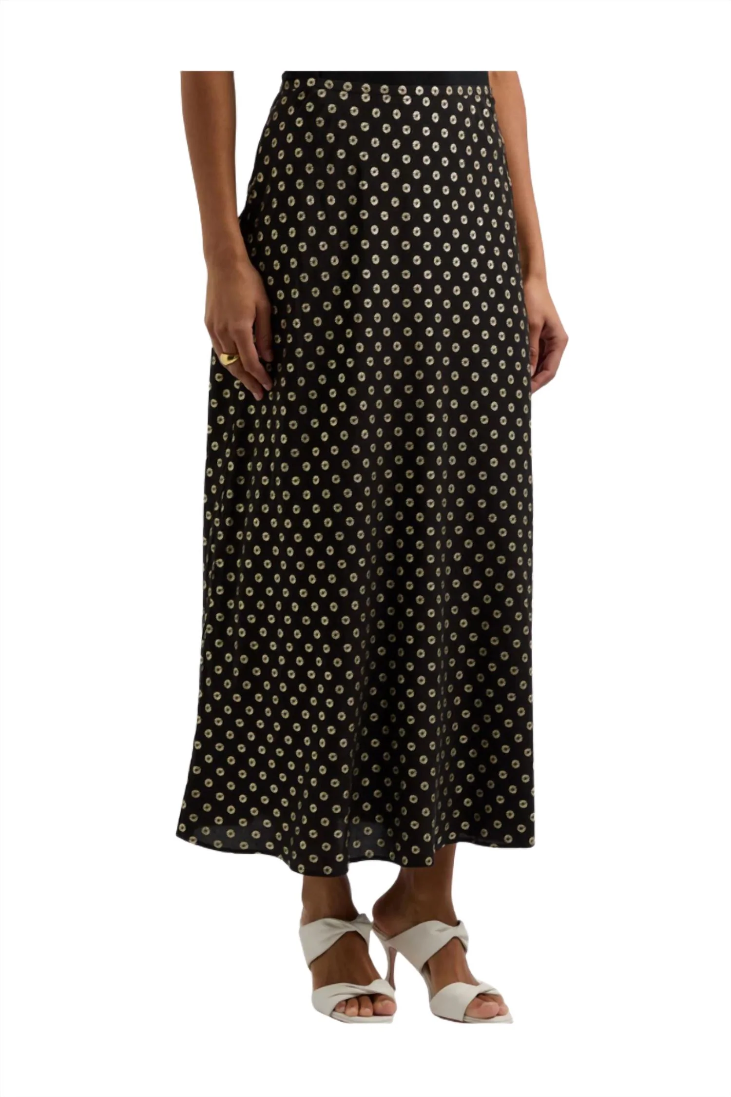 Kelly Skirt In Shibori Gold