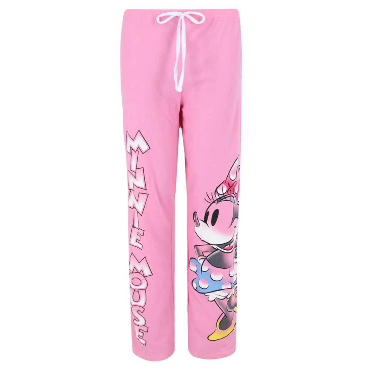 Women's Disney Minnie Mouse Open Bottom Lounge Pants