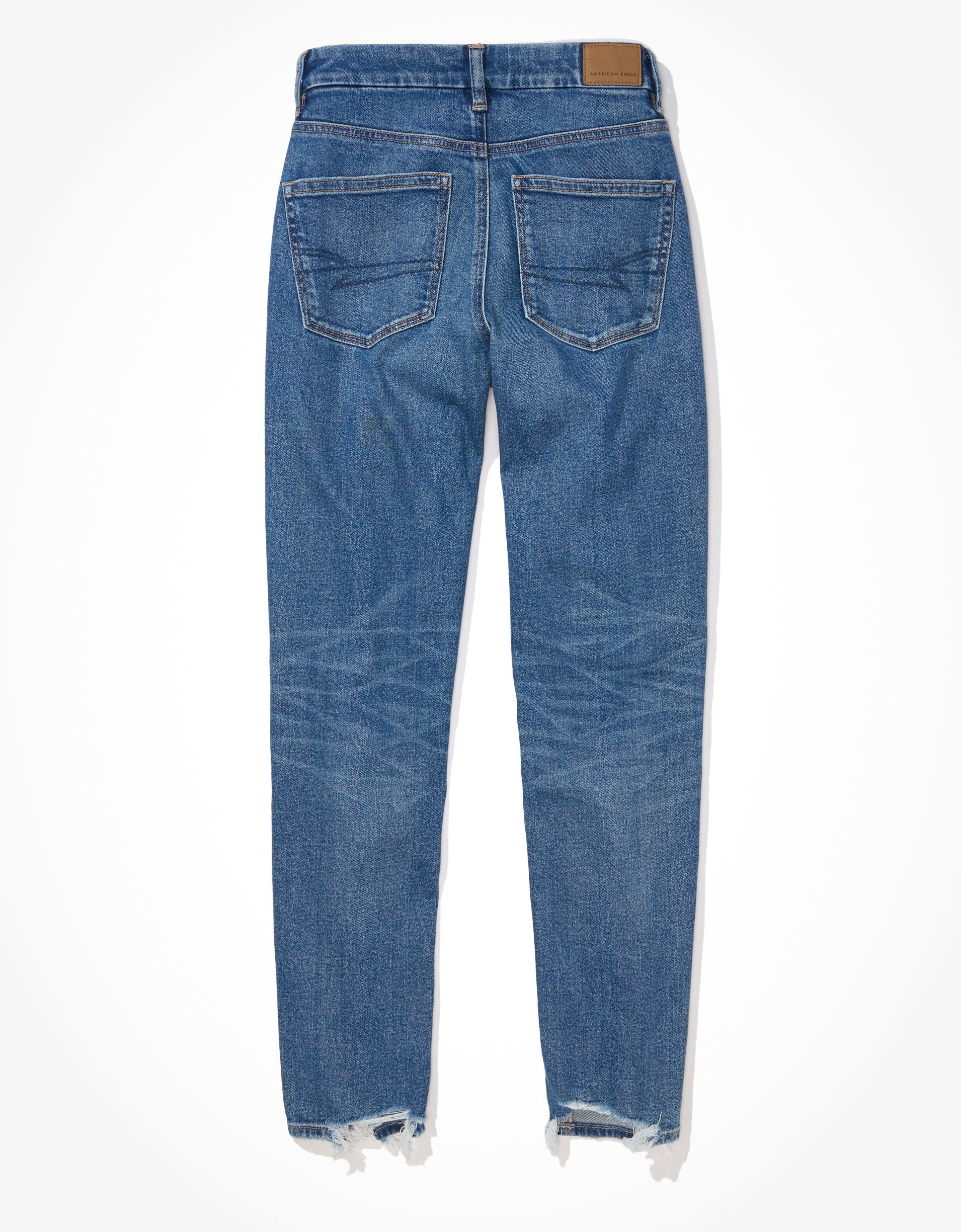 AE Stretch Ripped Curvy Mom Jean