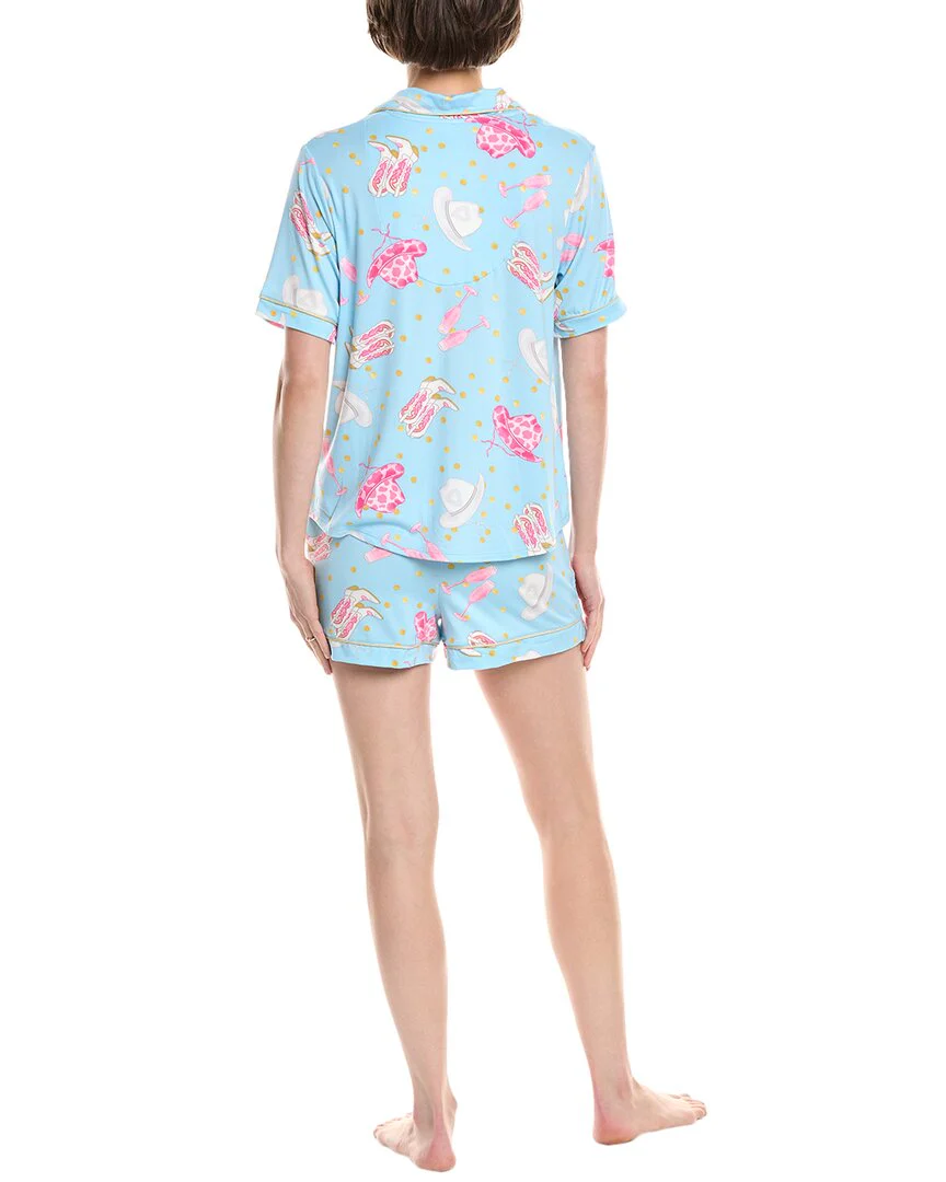 Room Service 2pc Lola Pajama Shirt & Short Set