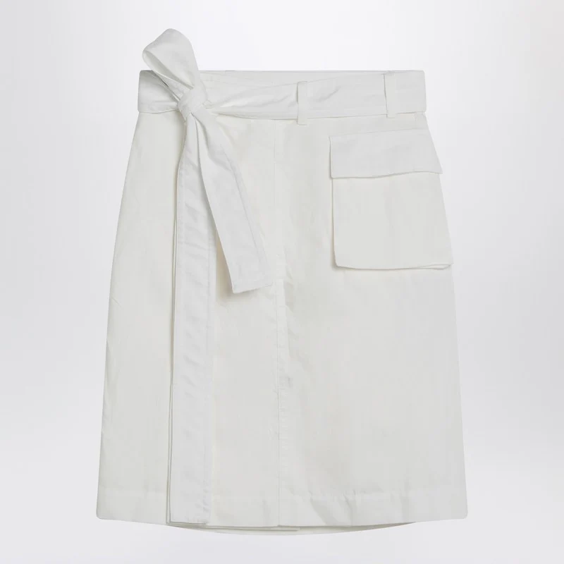 Ferragamo Women's Wrap Skirt In Cotton Blend