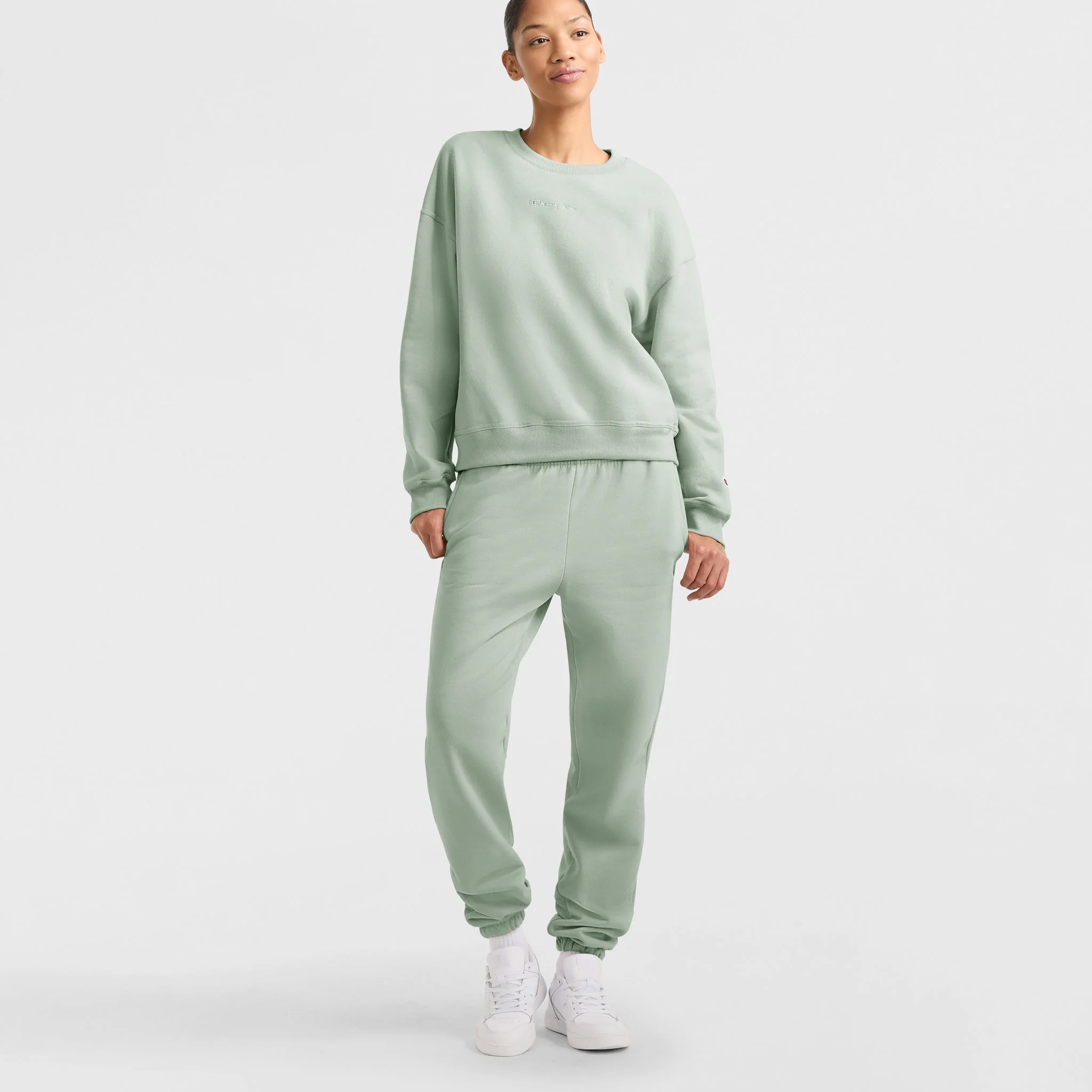 Powerblend Crewneck Sweatshirt, Embroidered Script Logo