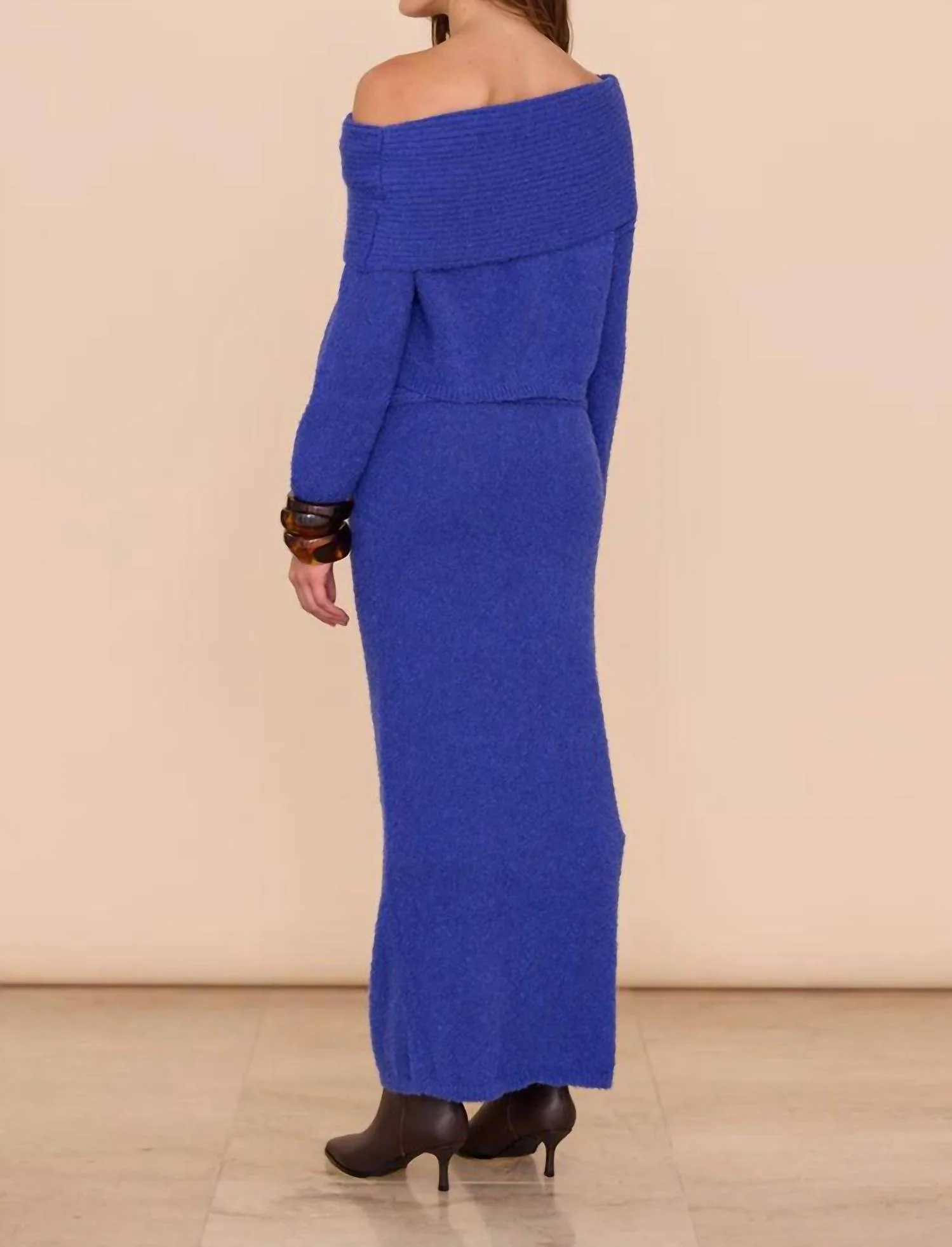 Sanna Knit Skirt In Sapphire