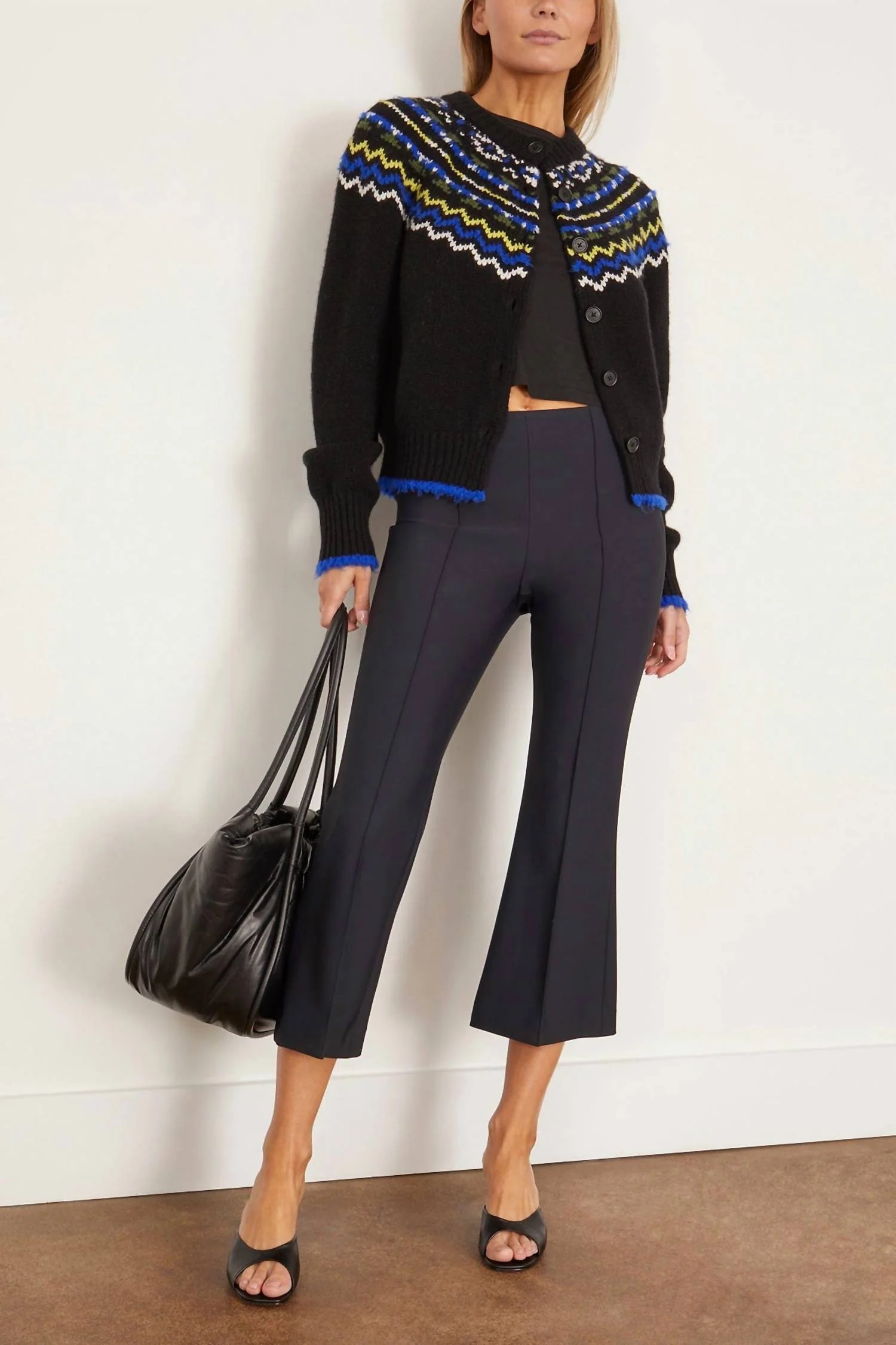 Scuba Pull-On Flare Pant In Black
