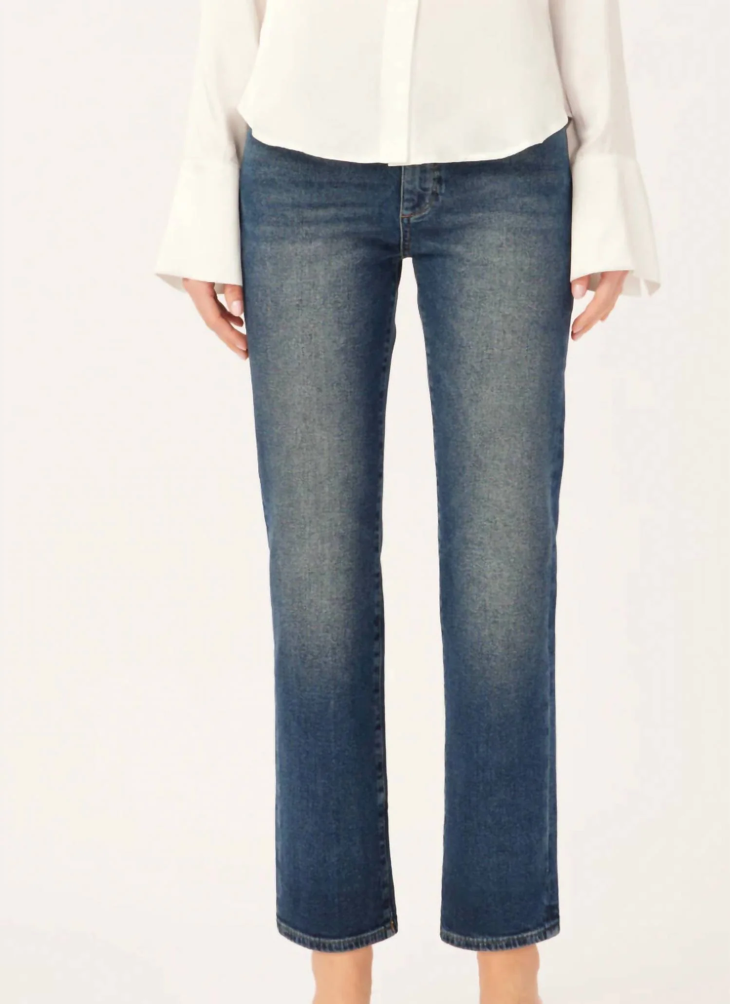 Women's Patti Straight Fisher Jeans In Blue