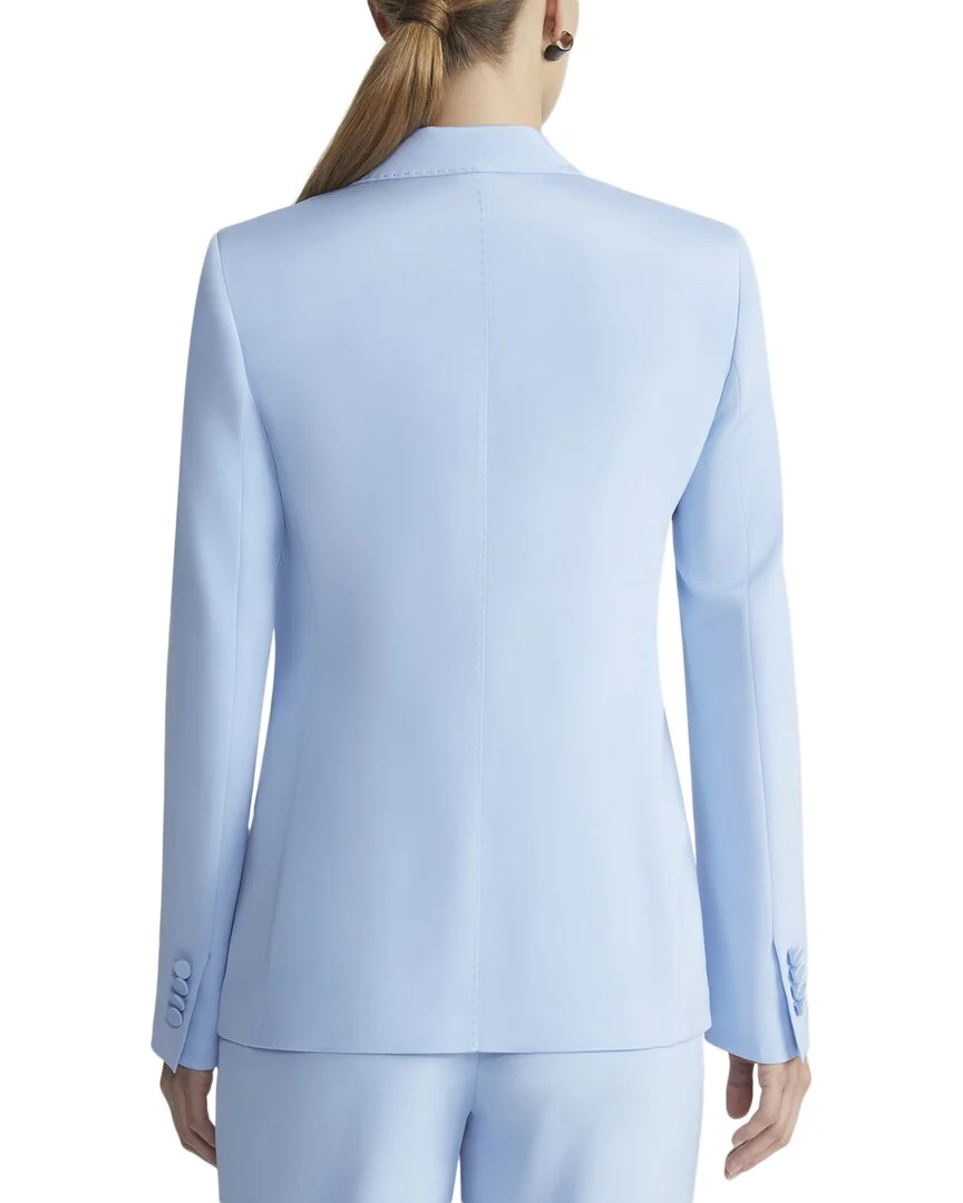 Lafayette 148 New York Fae Cutaway Silk-Blend Blazer