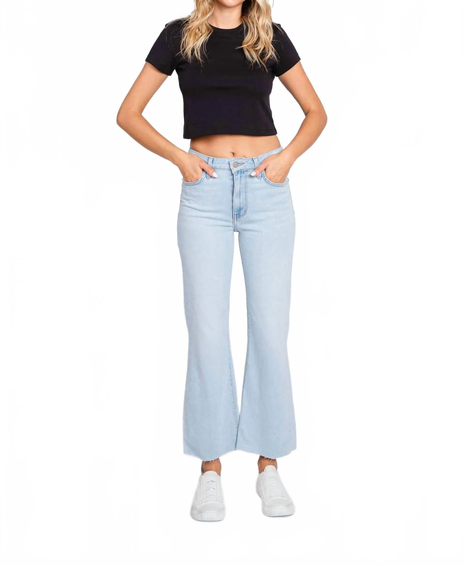 Sicily Scissor Cut Jeans In Blue