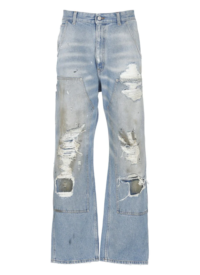 Light Blue Cotton Jeans