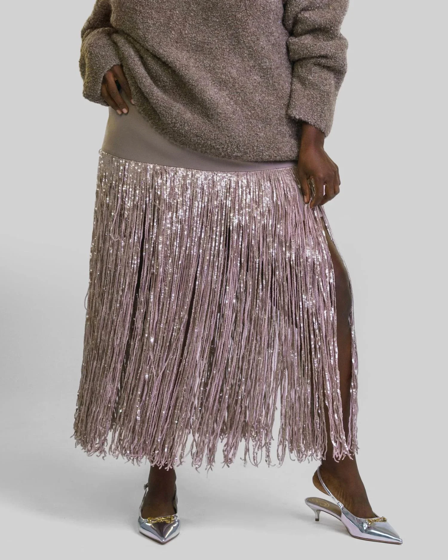 Florence Skirt In Sparrow Grey