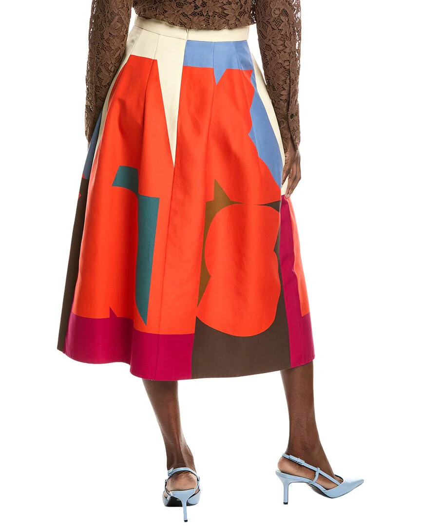 Akris Silk-Blend Skirt