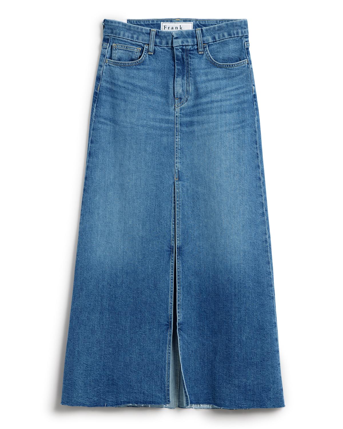 Donnybrook Denim Skirt In Classic Blue Wash