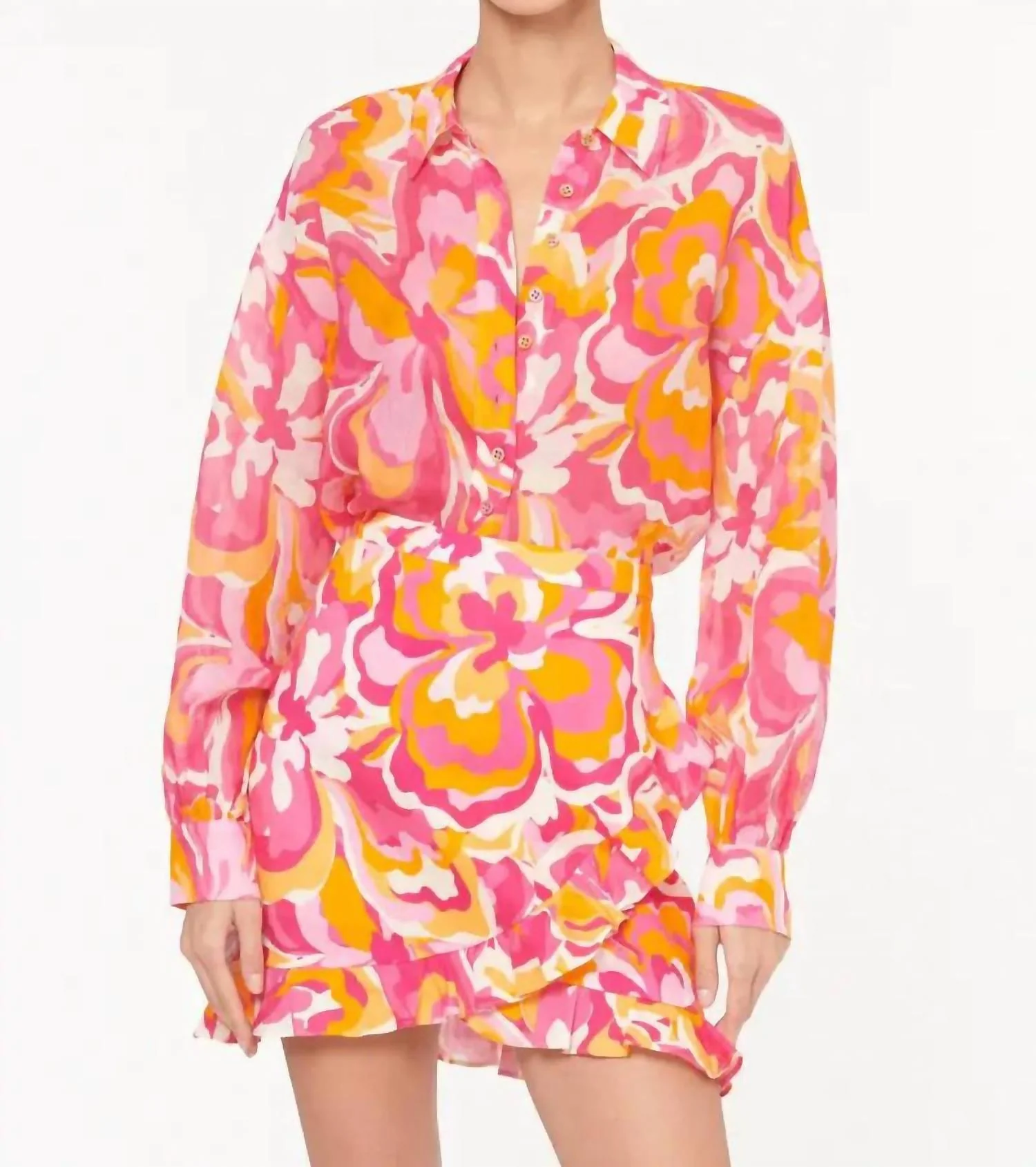 Mika Skirt In Retro Floral