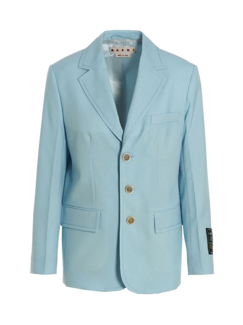Single-Breasted Blazer Jacket
