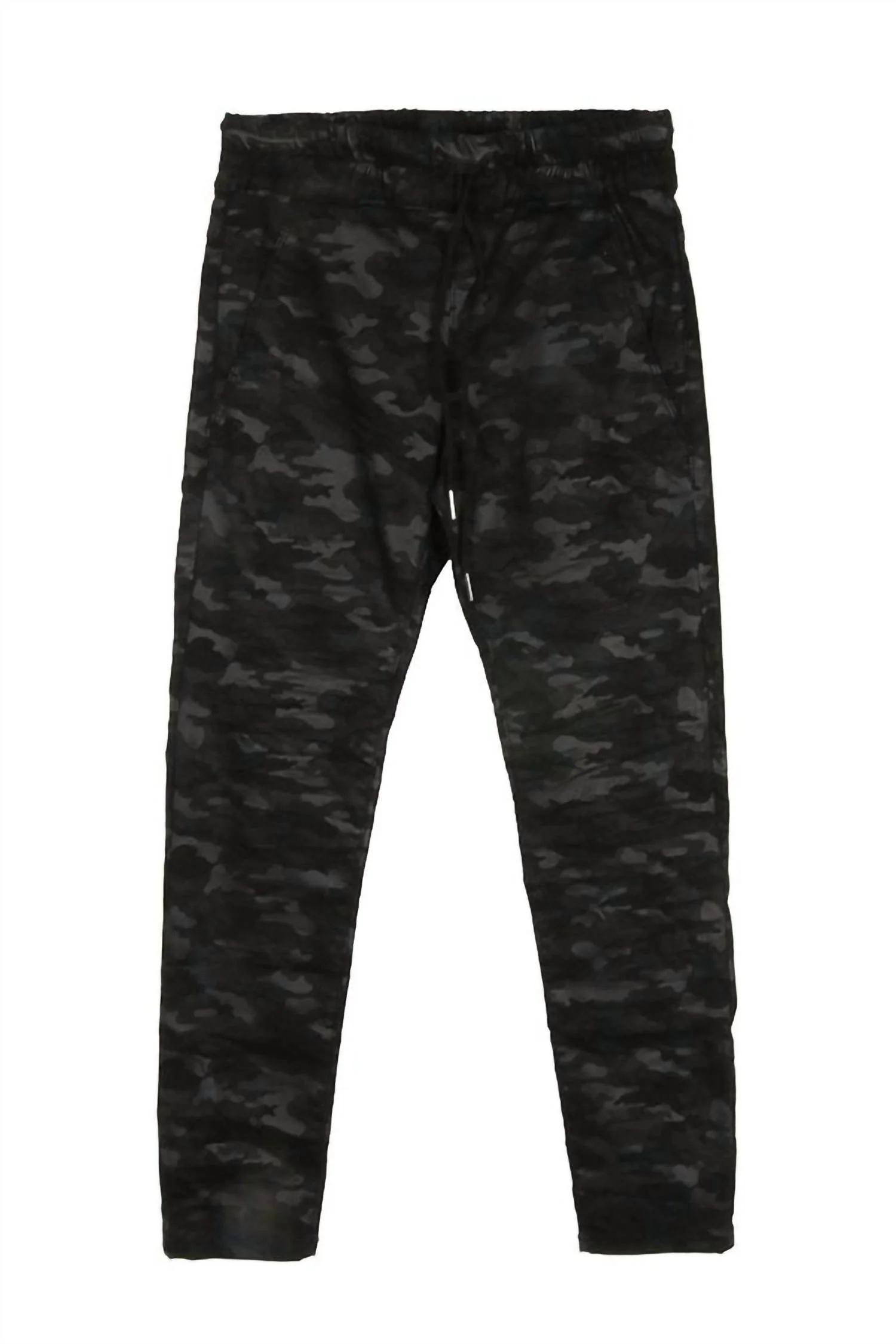 Shely Camo Jogger Pants In Black