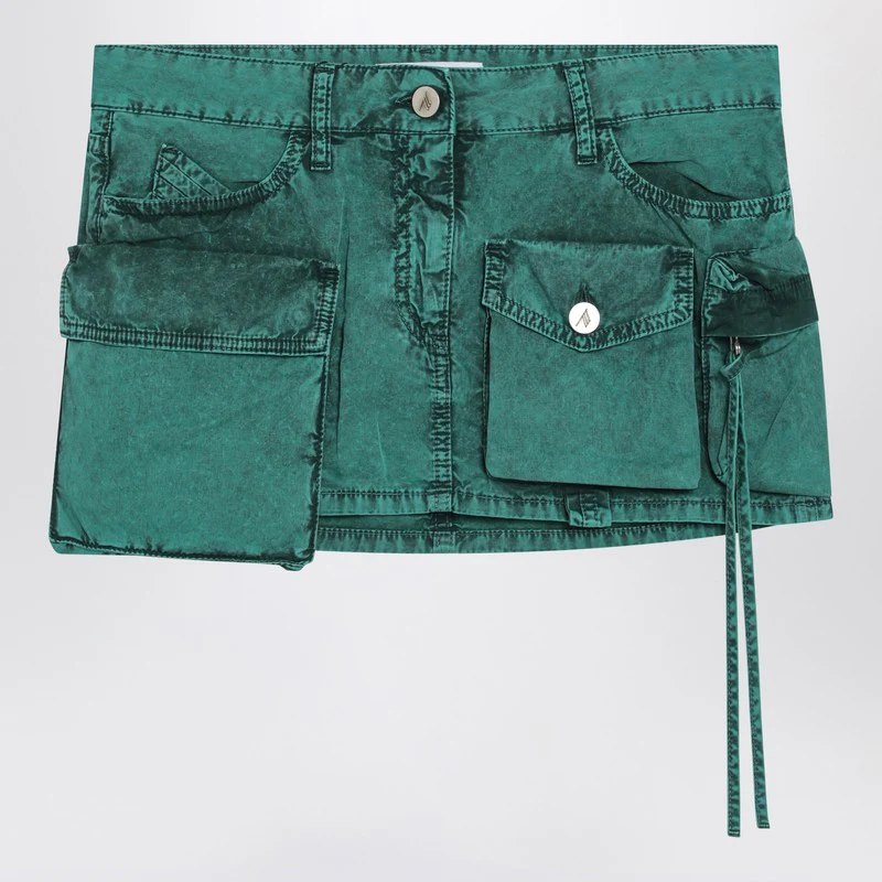 The Attico Women's Fay Cargo Miniskirt