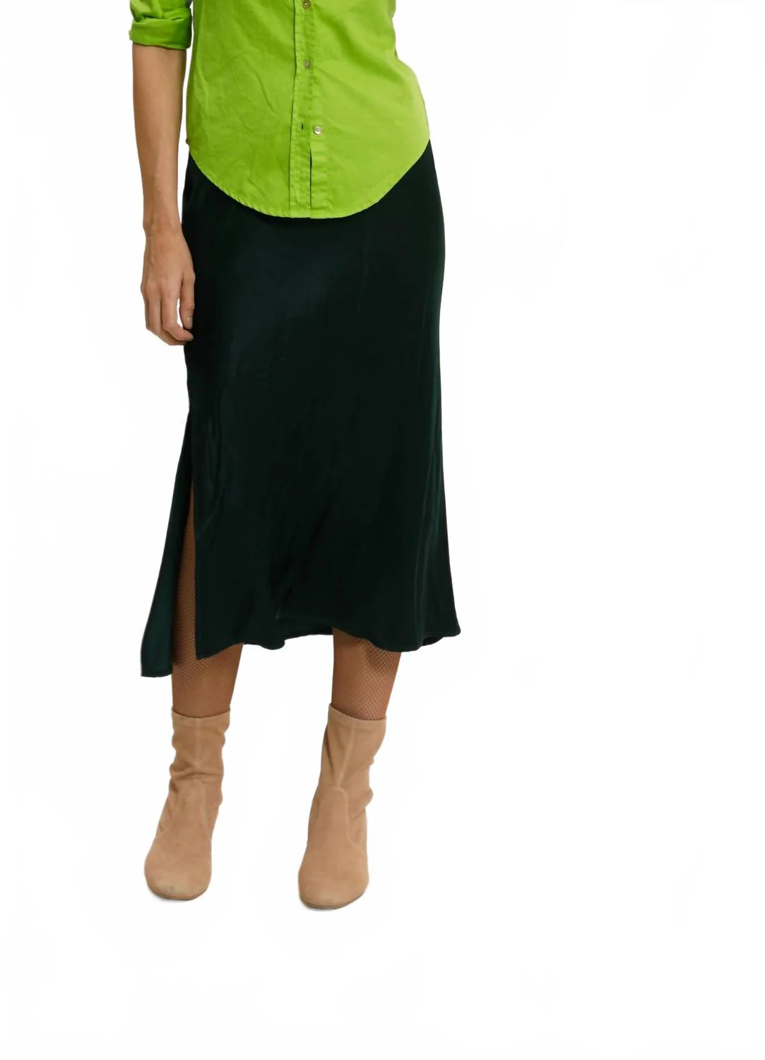 Slip Skirt In Alpine