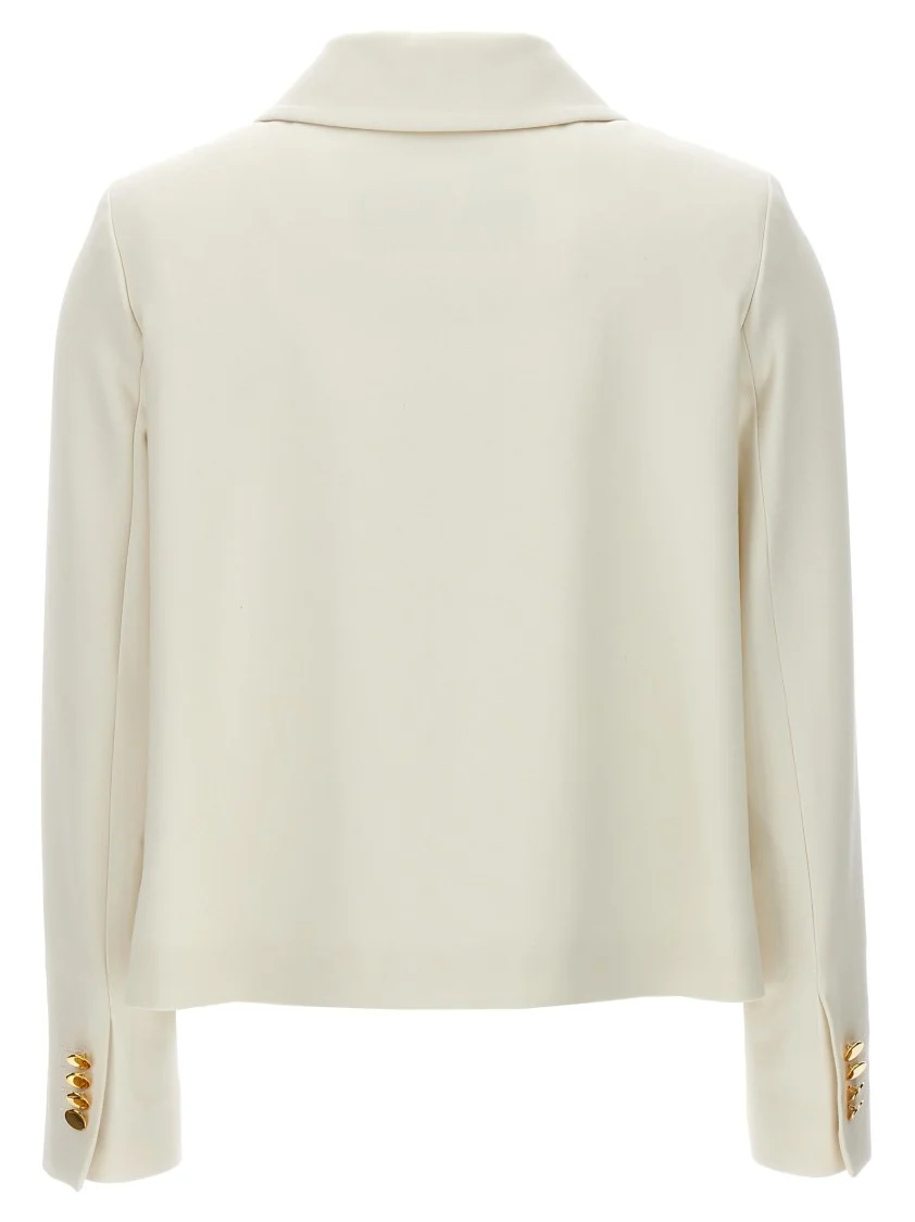 Cropped Double-Breasted Jacket