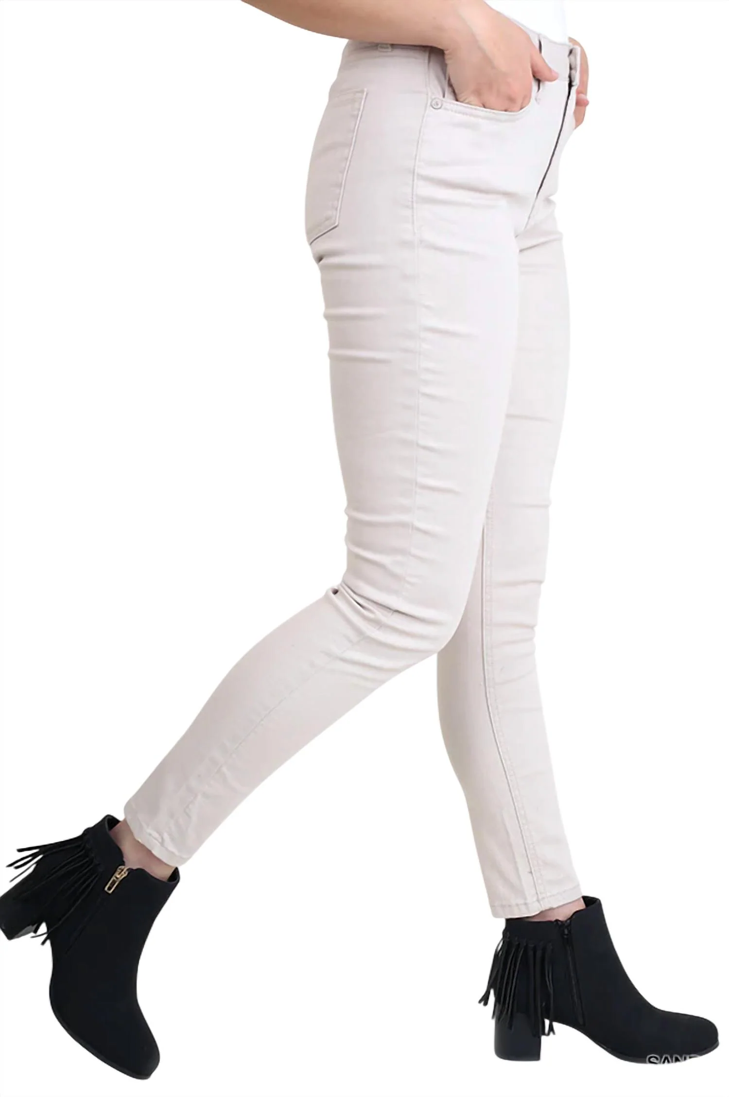 Stretch Skinny Jean In Sand