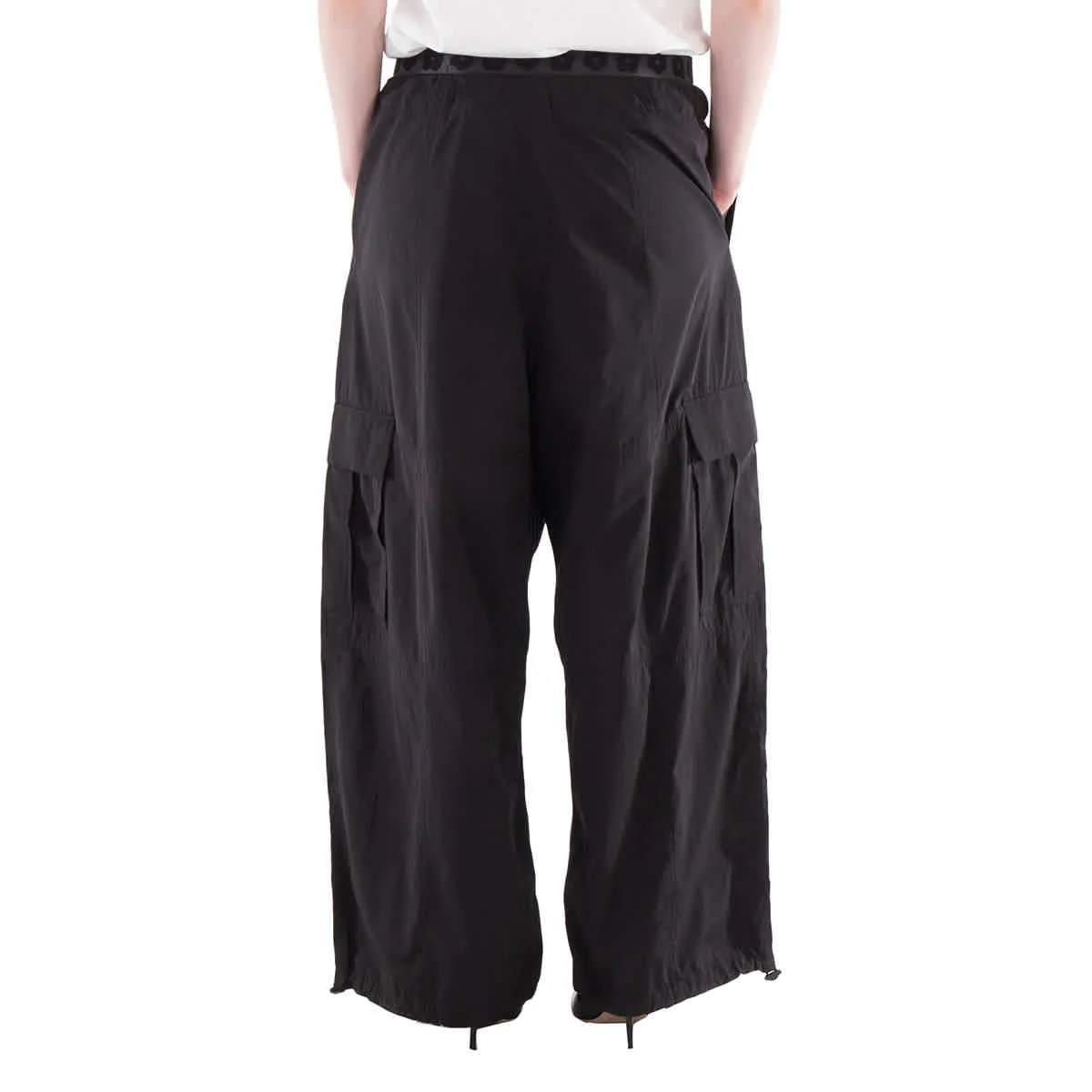 Kenzo Logo Applique Wide Leg Pants