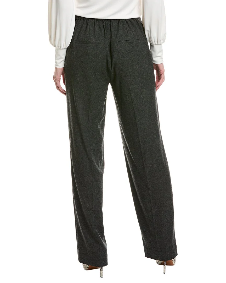 Vince Mid-Rise Wool-Blend Wide Leg Pant