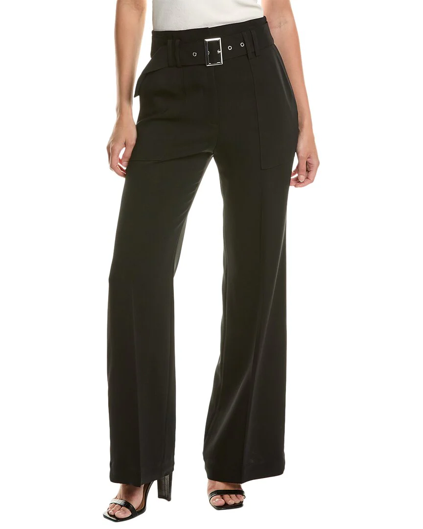 Elie Tahari Belted Wide Leg Pant