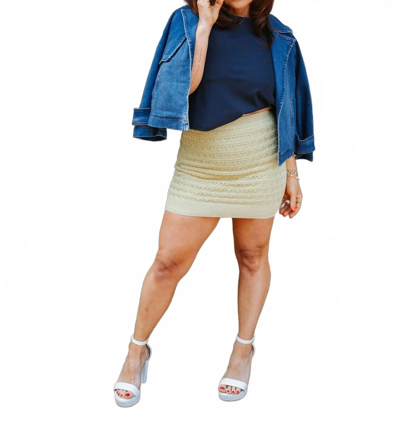 Tiffany Skirt In White