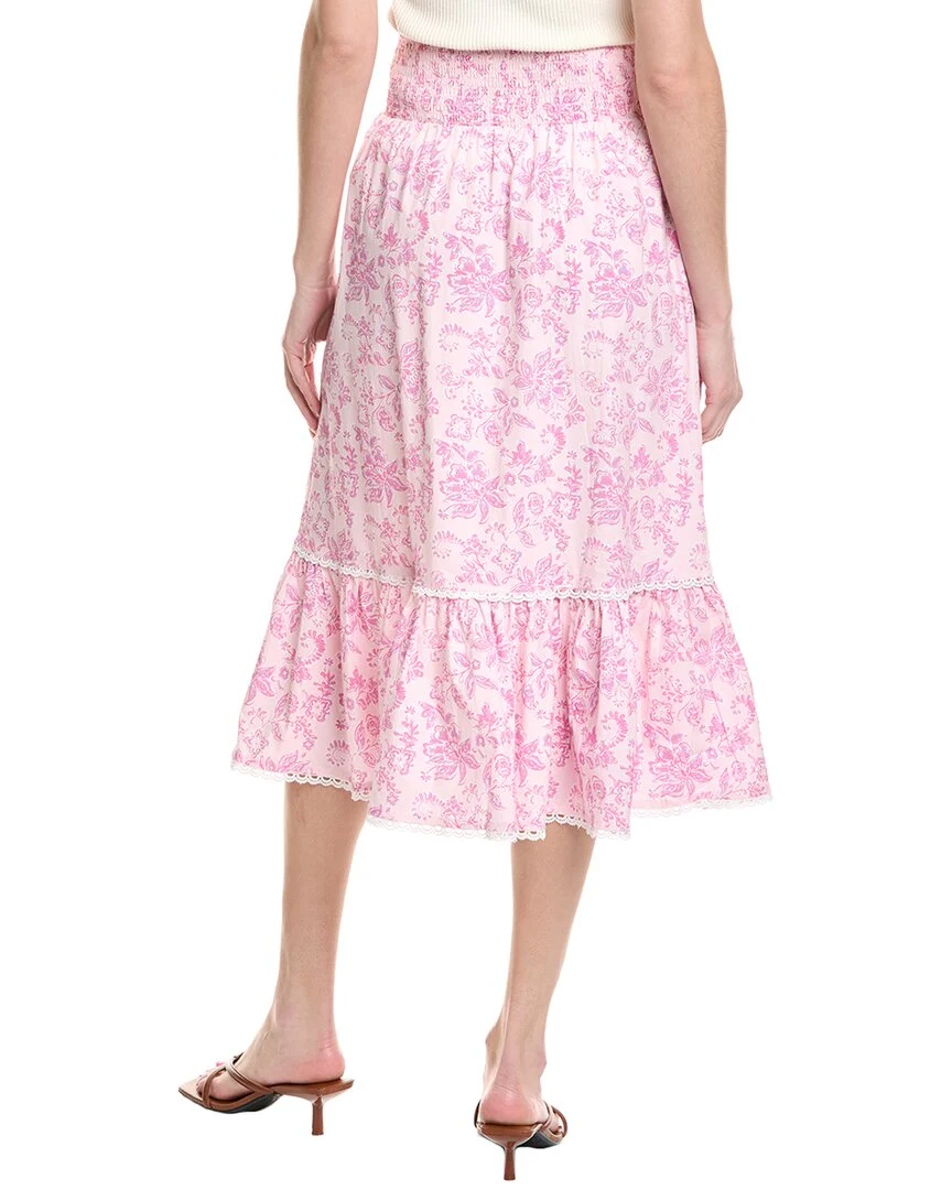 Sail to Sable Ruffle Midi Skirt