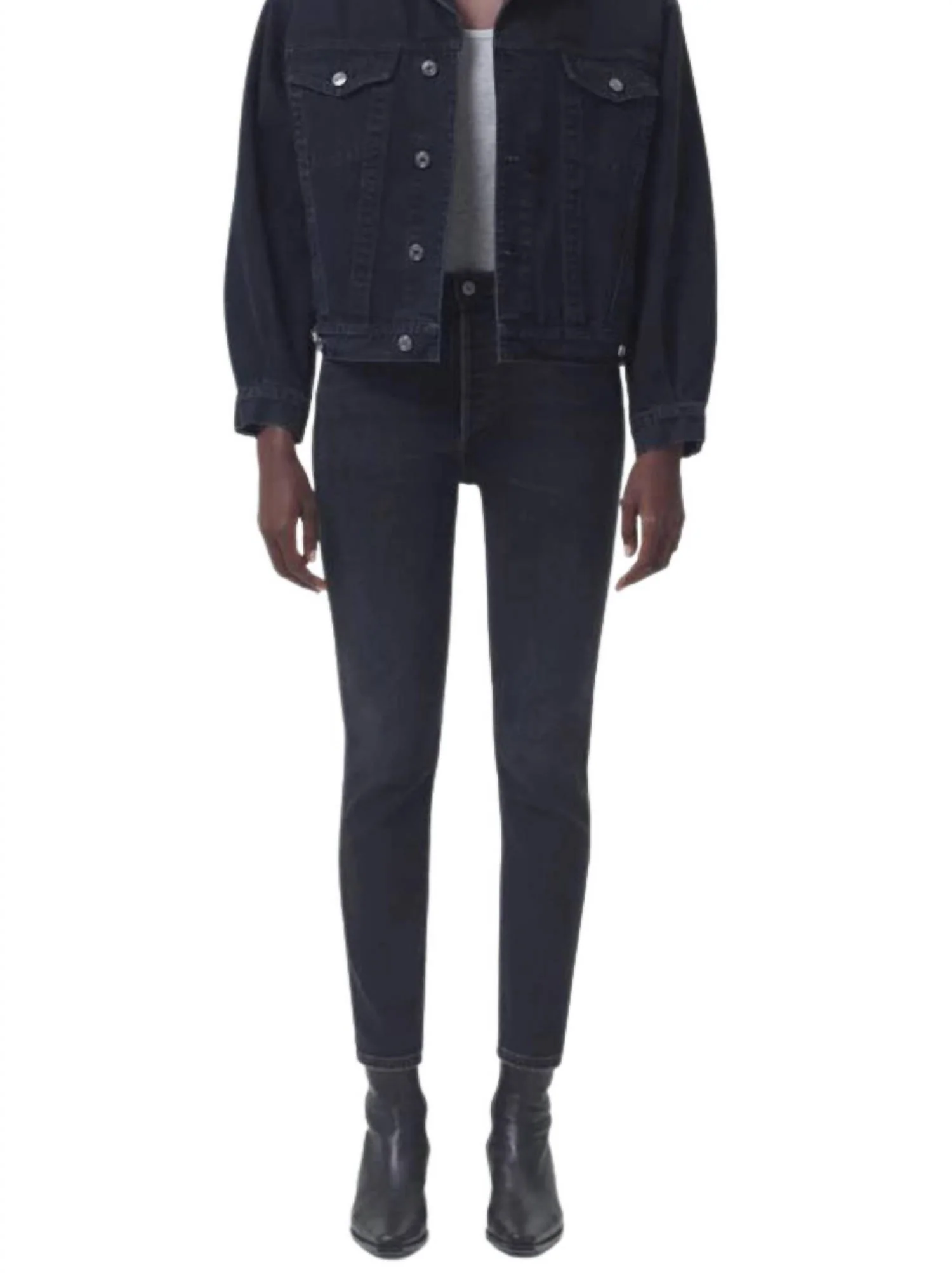 Nico High Rise Slim Fit In Black