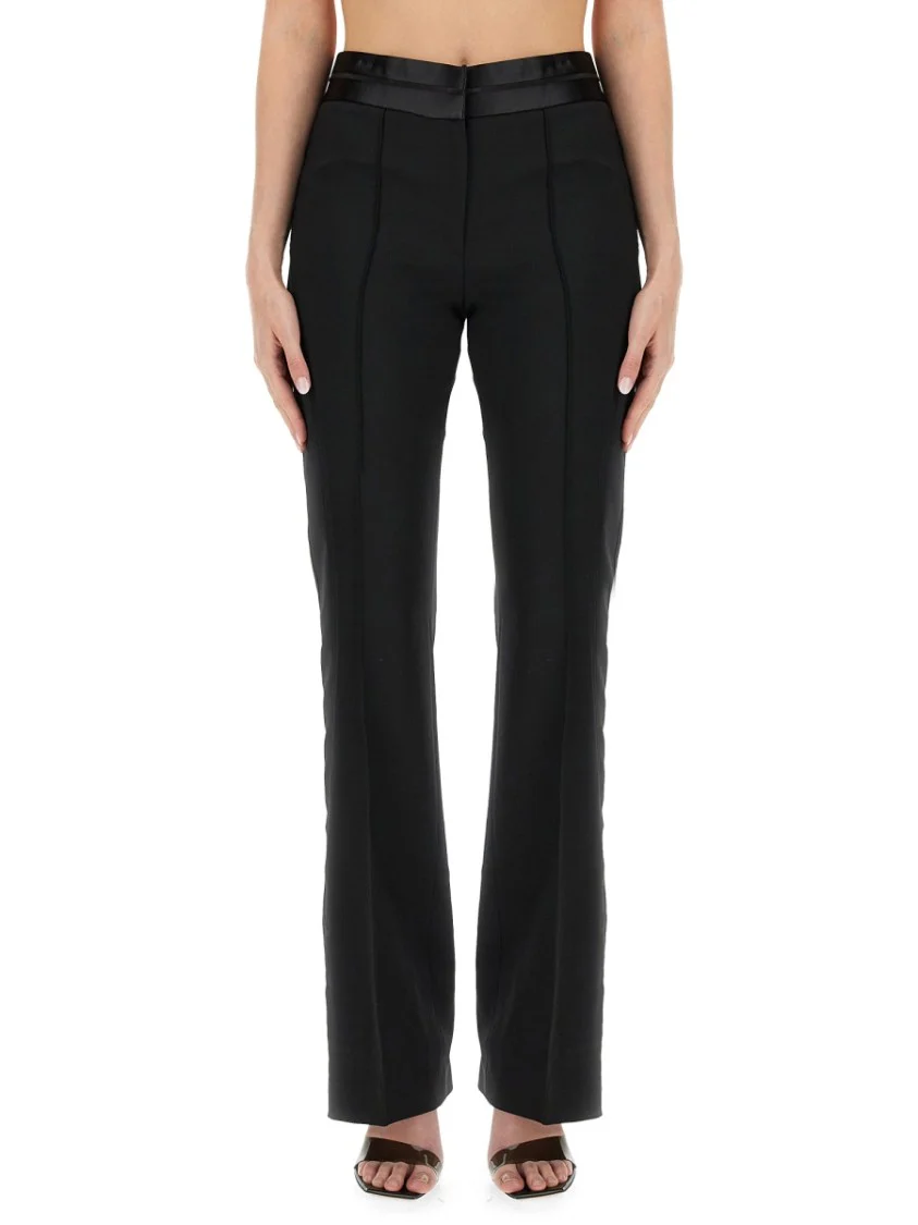 Tailored Black Bootcut Pants