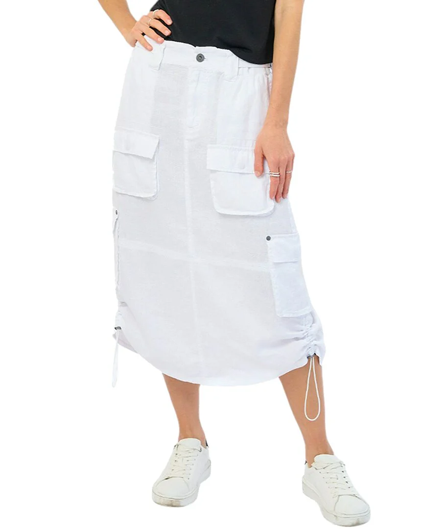 Marrakech Lilo Linen Midi Skirt