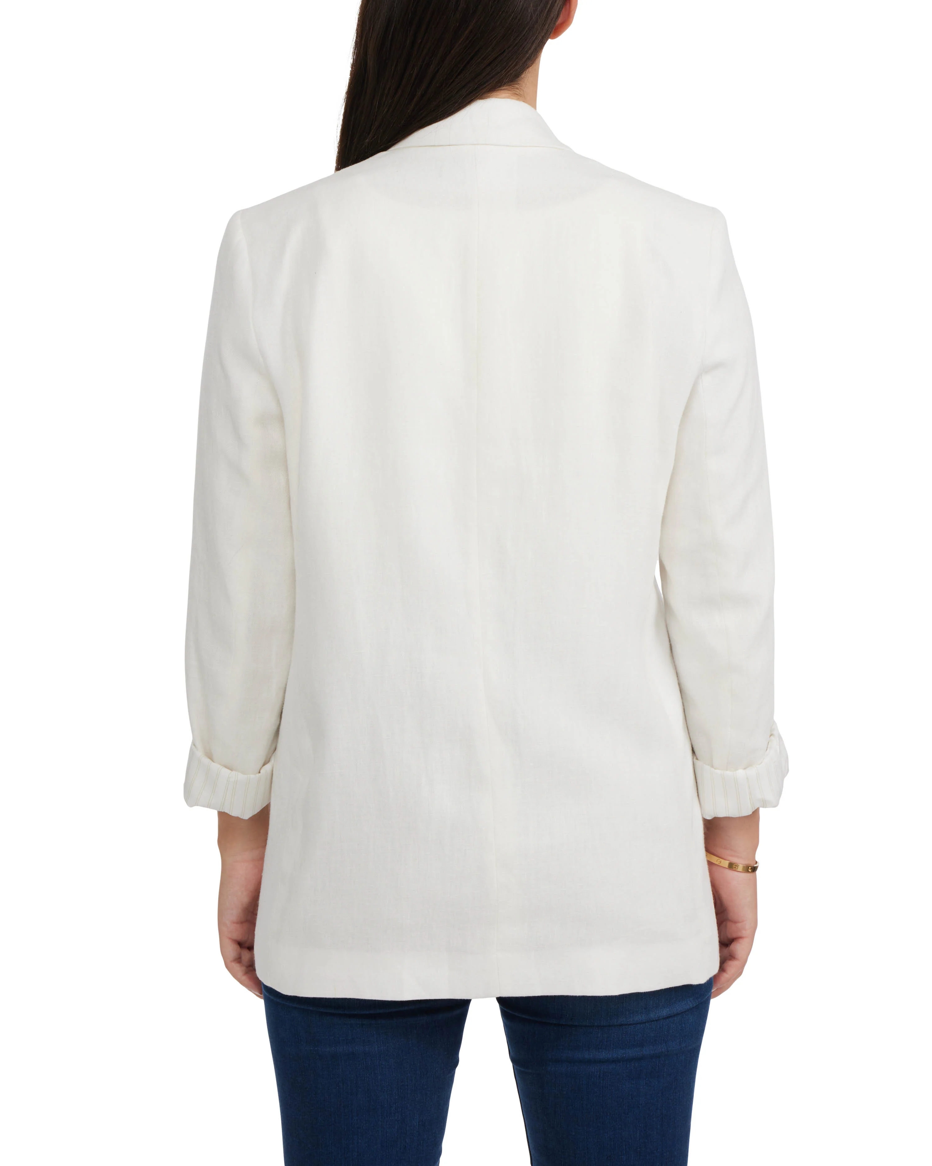 Ellen Tracy Women’s Blazer with Contrast Lining