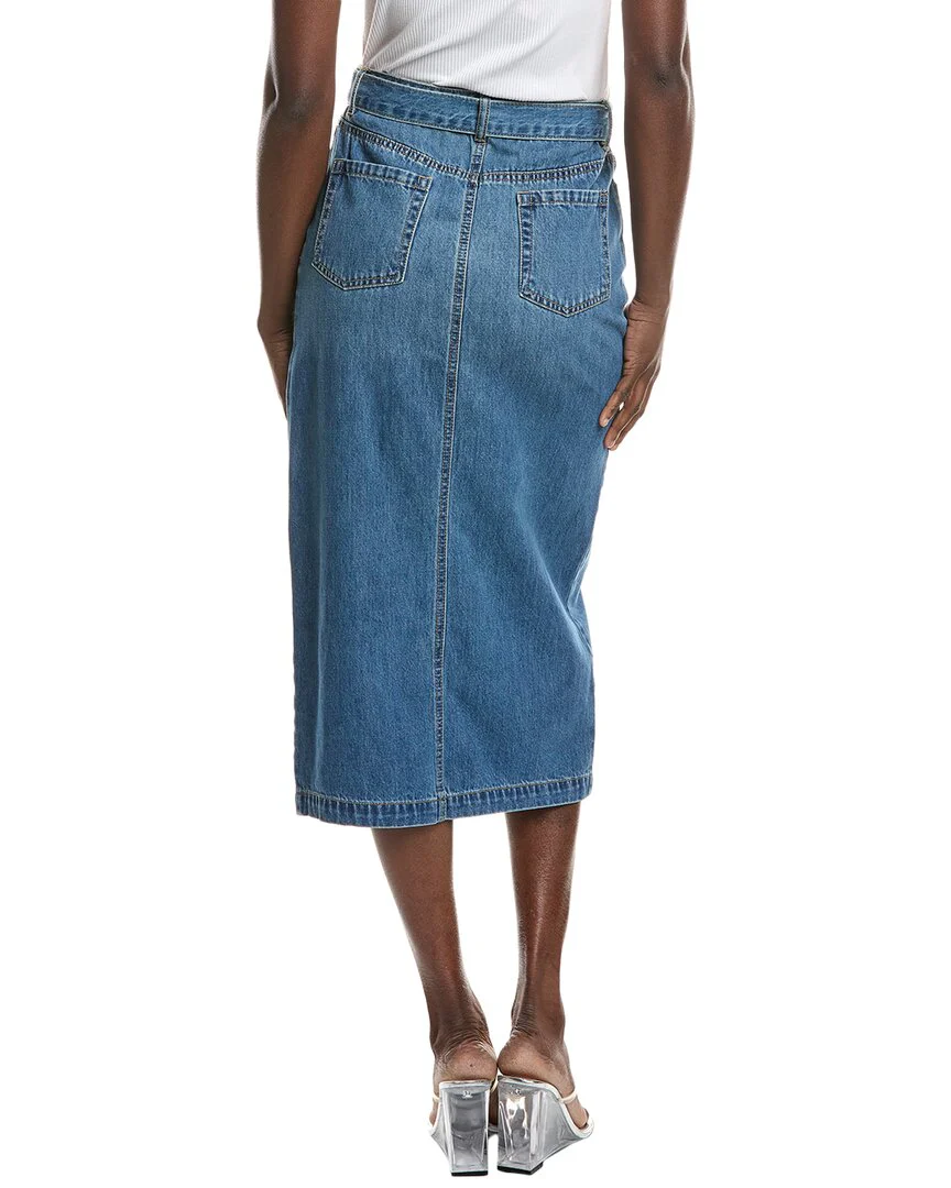 Industry Denim Midi Skirt