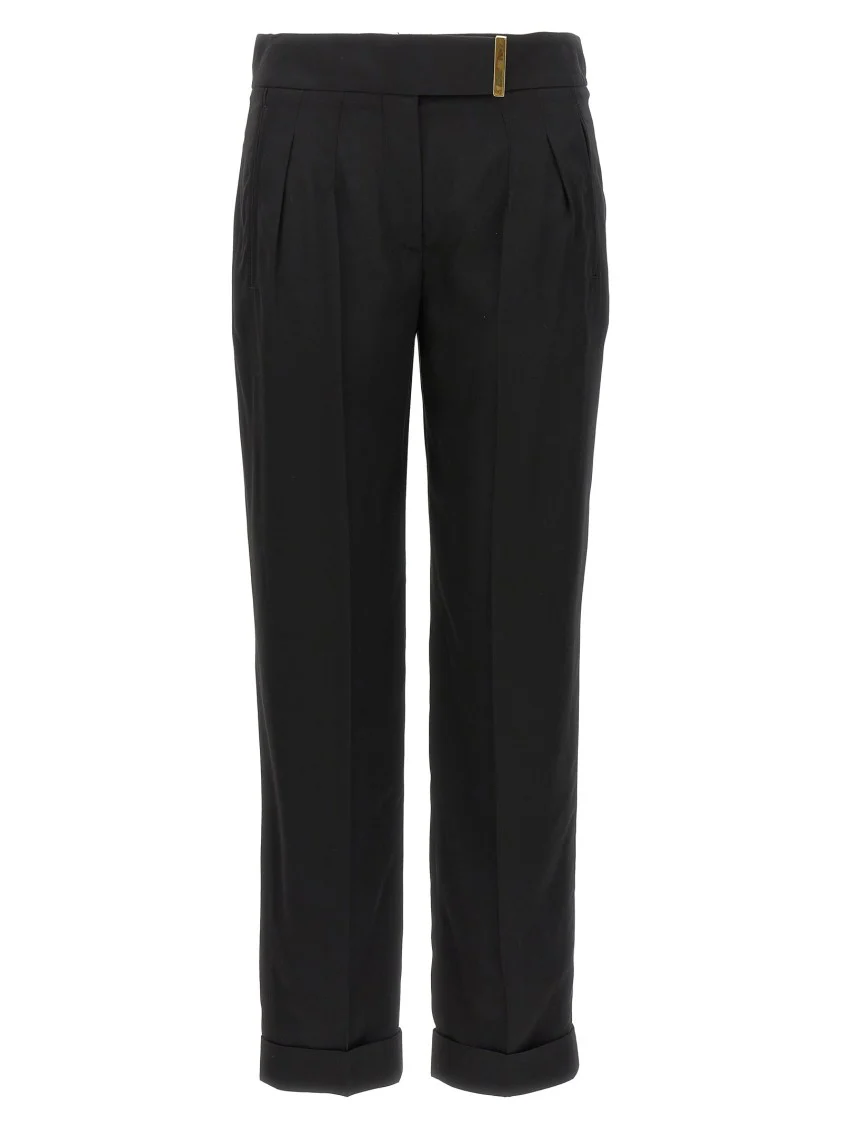 Metal Bar Detail Trousers