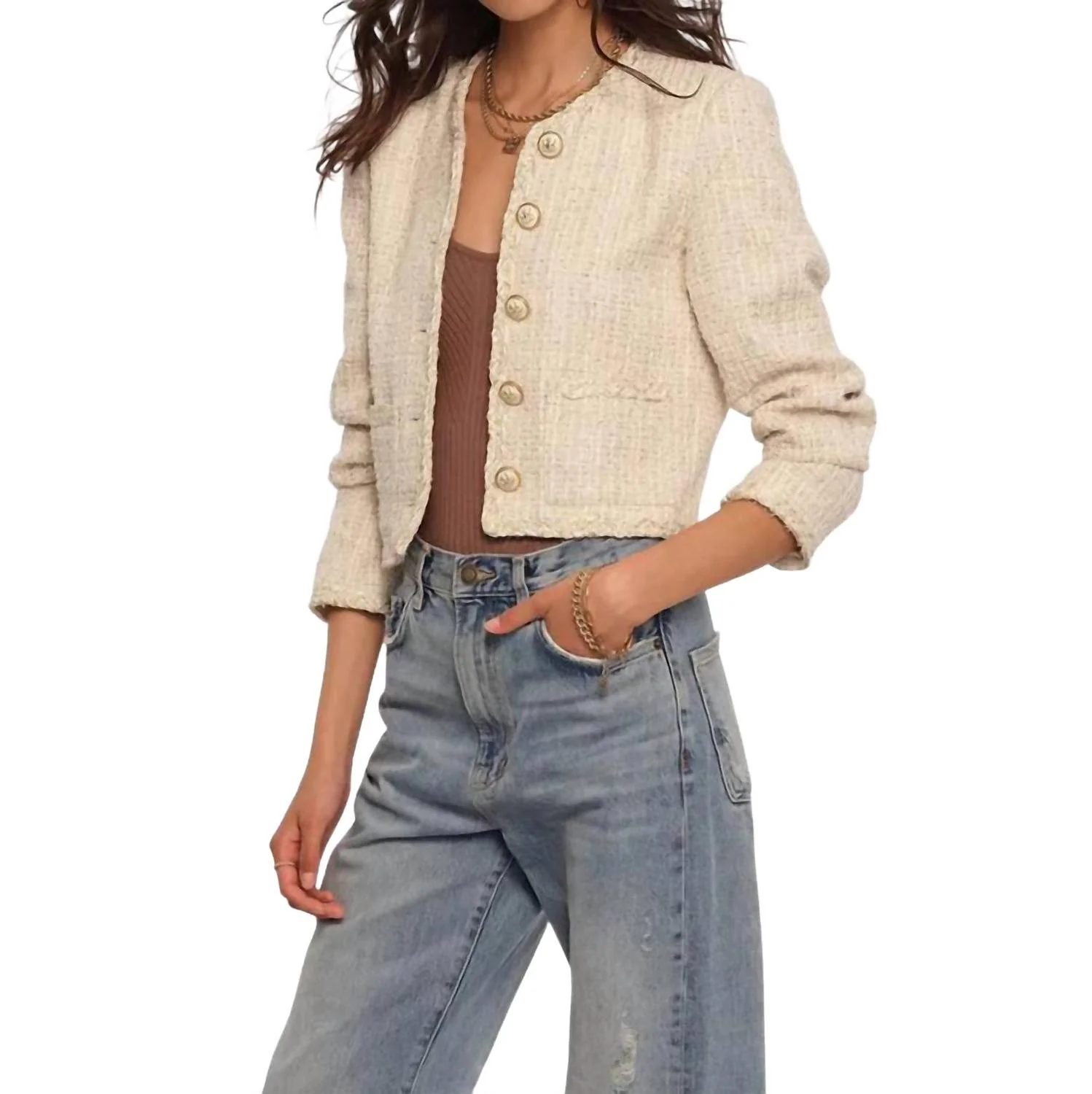 Billie Blazer In Ivory