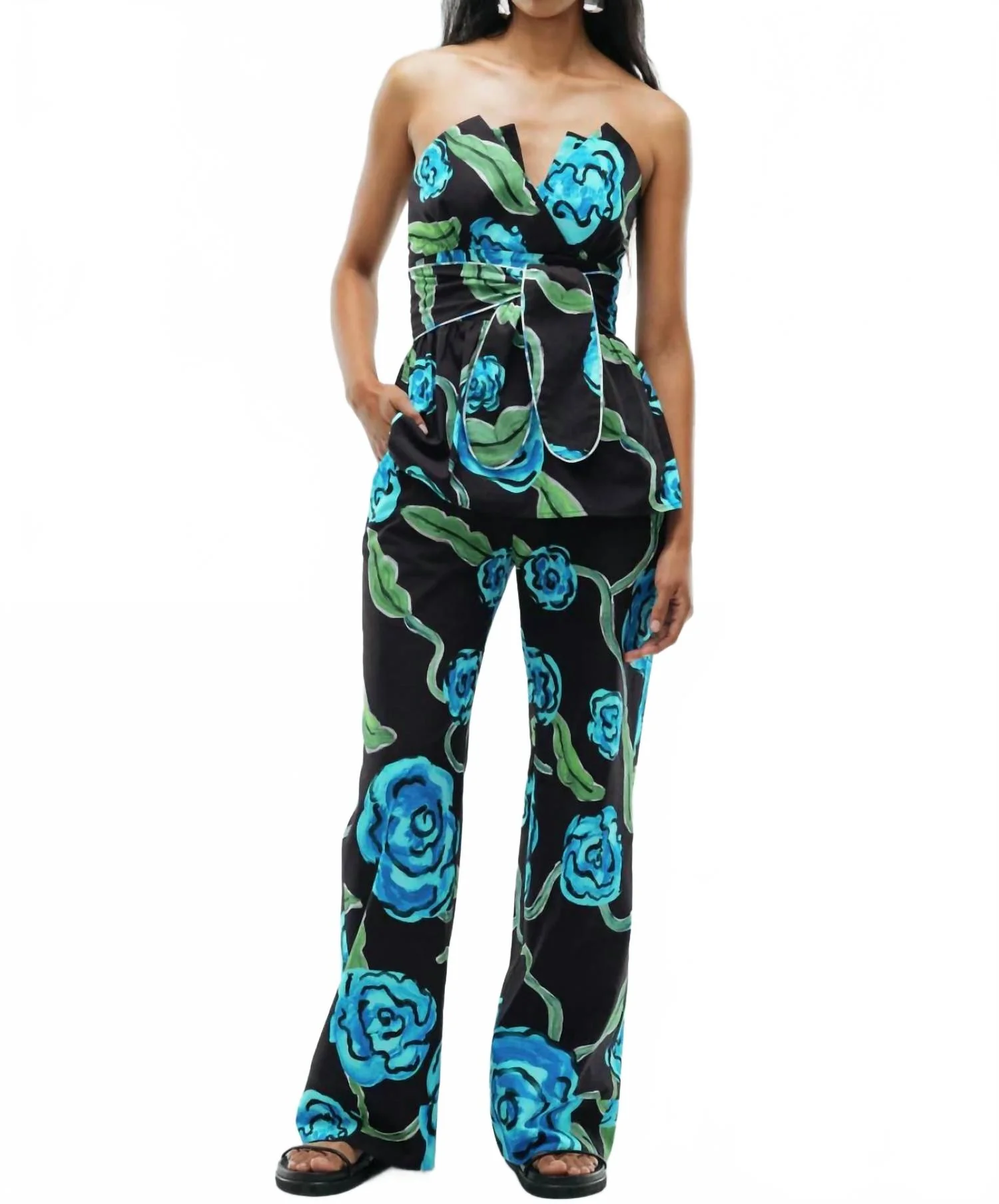 Tulia Pants In Petrona Print