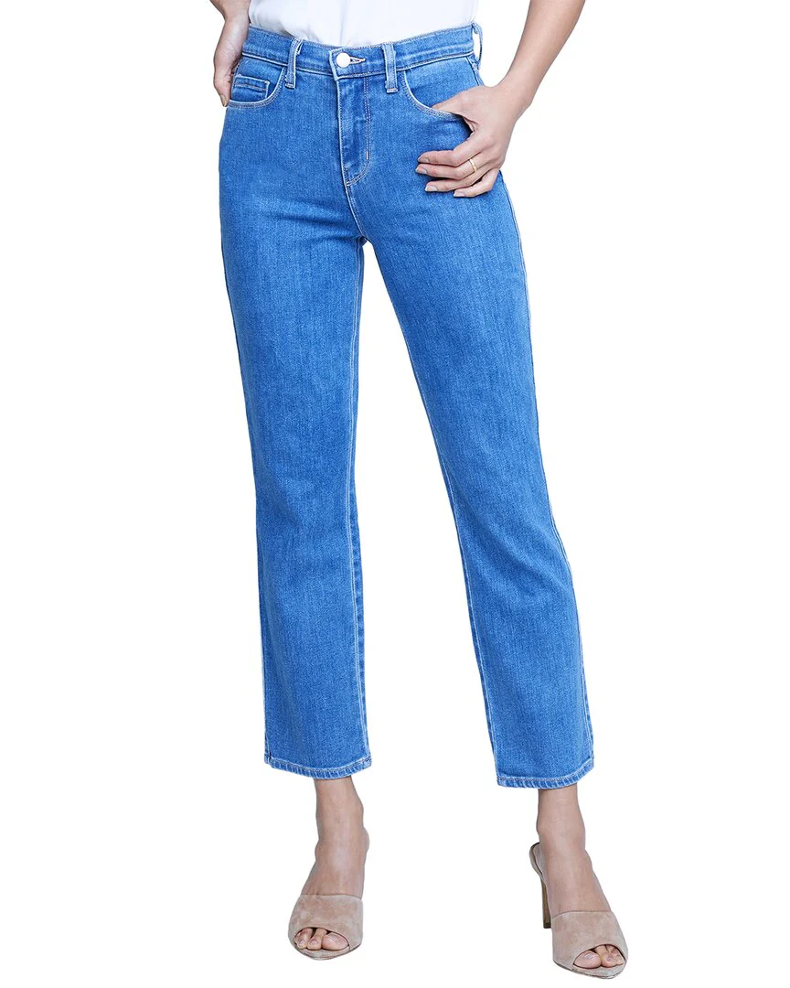 L'AGENCE Alexia Hansen High-Rise Crop Cigarette Jean