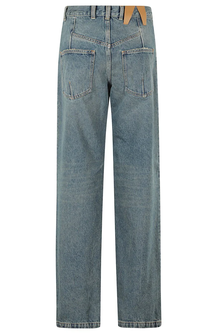 Straight-Leg Jeans With Classic 5-Pocket Design