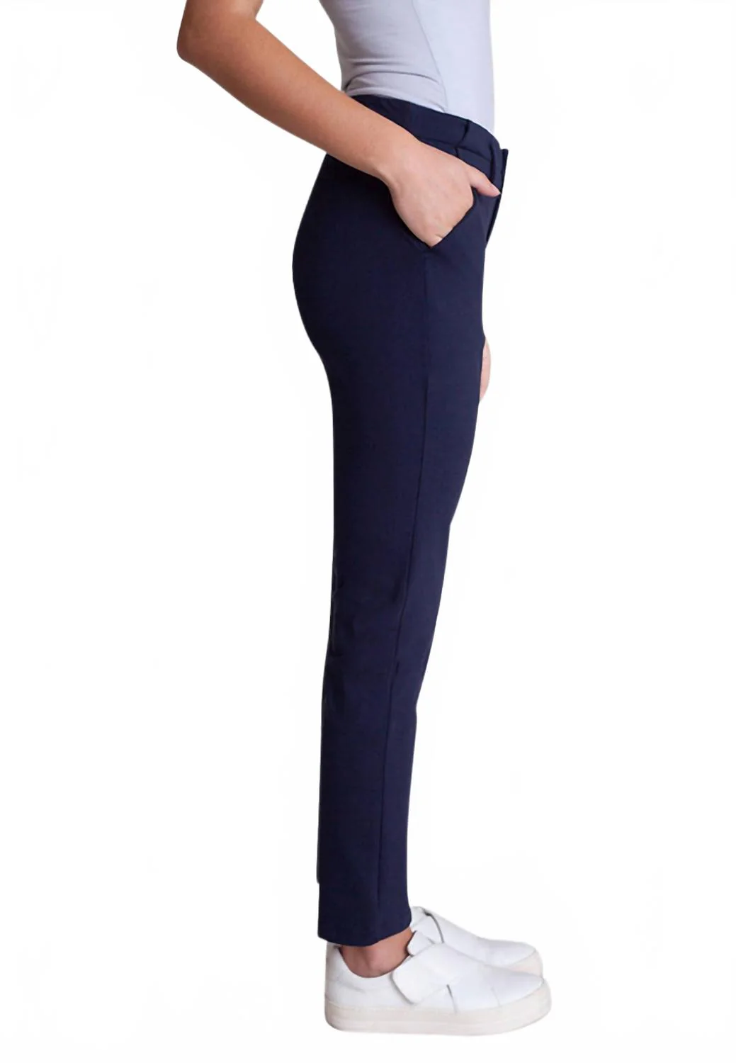 Easy Street Stretch Chino Pant In Navy