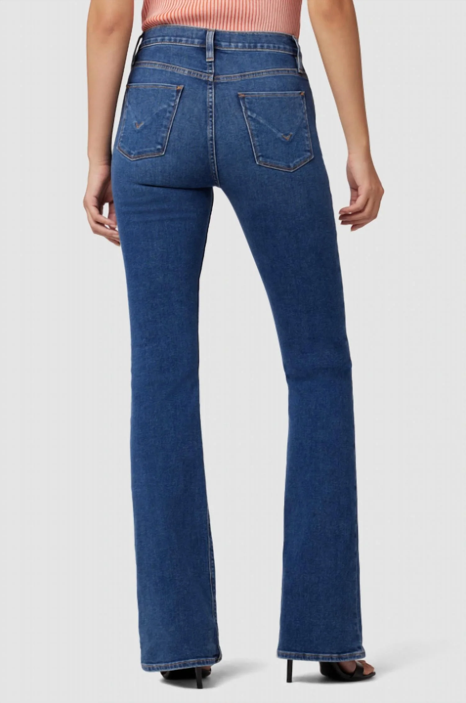 Barbara High Waist Bootcut Jeans In Spades